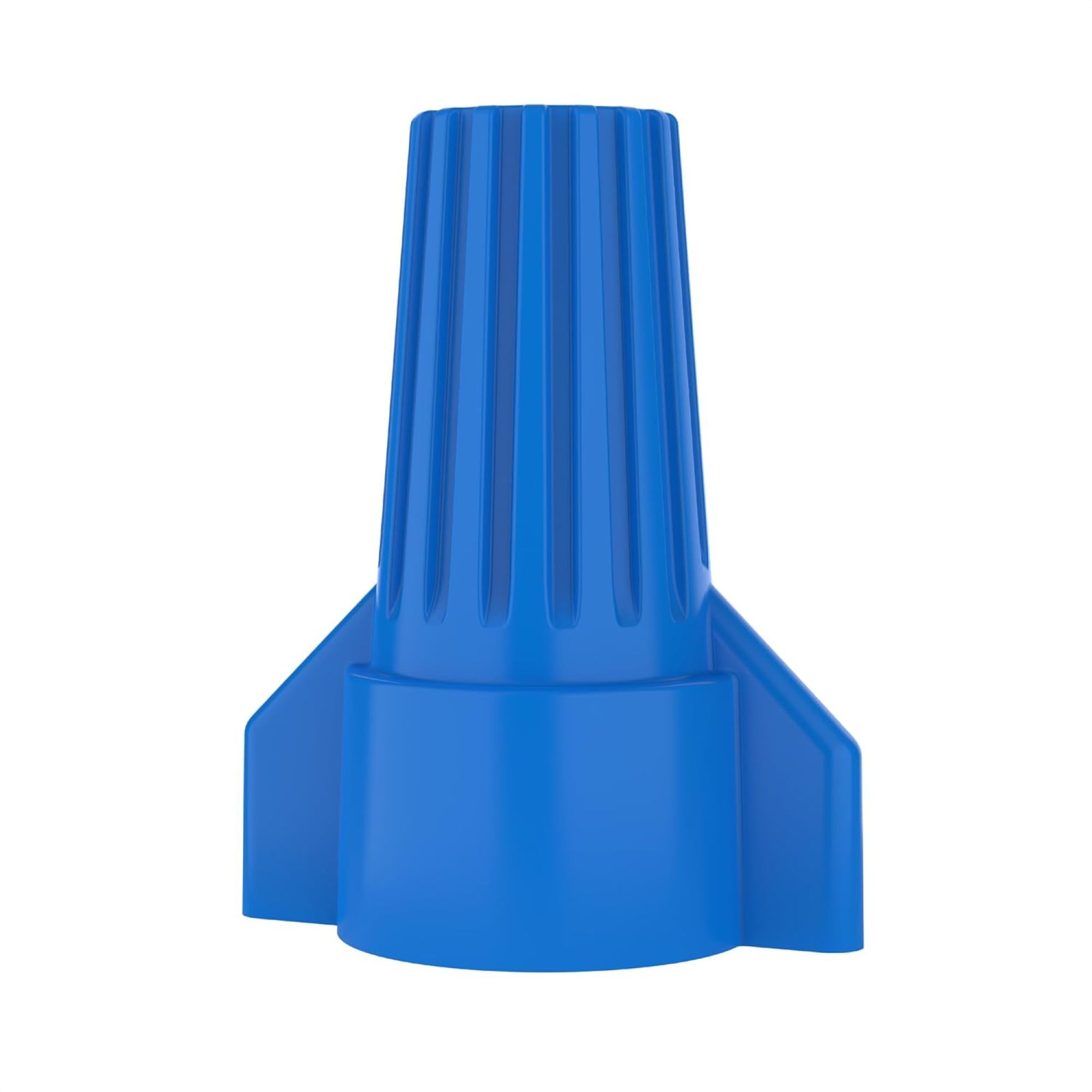 IDEAL, Blue WingTwist® WT54 Wire Connectors, Contoured wing design provides added leverage when twisting, Tough shell, Corrosion-resistant spring, supports 3 #12 AWG wires to 2 #6 AWG wires, WT54-B